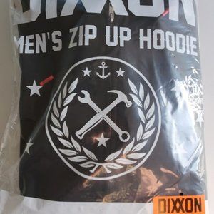 DIXXON | Shirts | Dixxon Flannel White Electric Crest Zip Up Hoodie